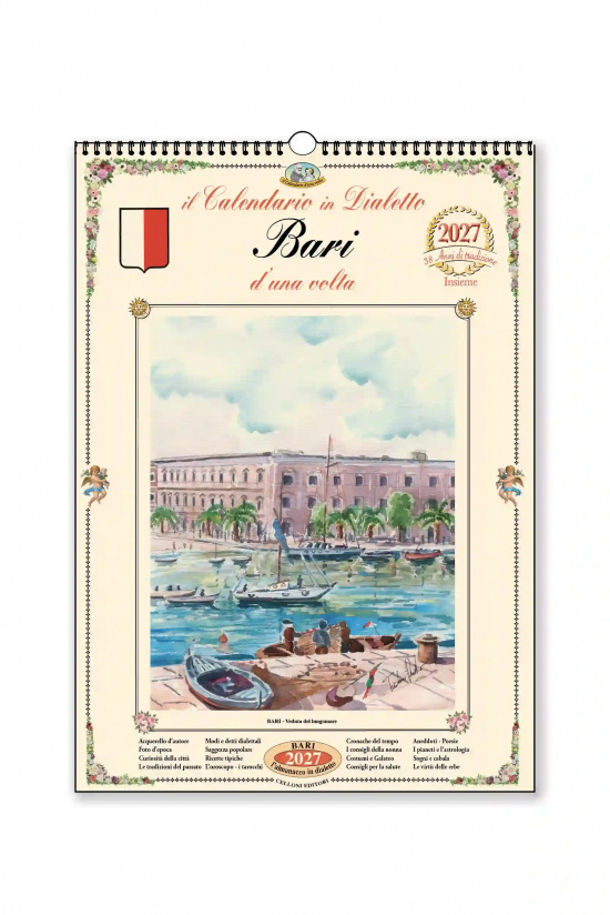 Calendario in dialetto Bari 2027