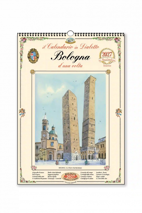 Calendario in dialetto Bologna 2027