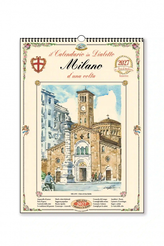 Calendario in dialetto Milano 2027