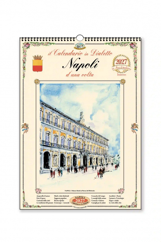 Calendario in dialetto Napoli 2027