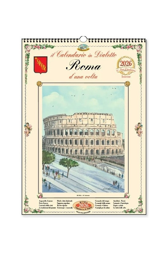 Calendario in dialetto Roma 2026