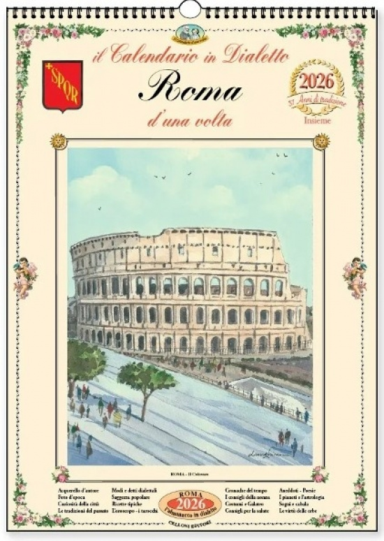 Calendario in dialetto Roma 2026