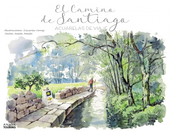 El camino de Santiago. Acuarelas de viaje